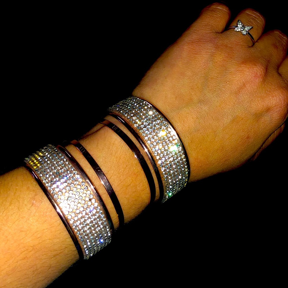 Blinged out Bangle Bracelet